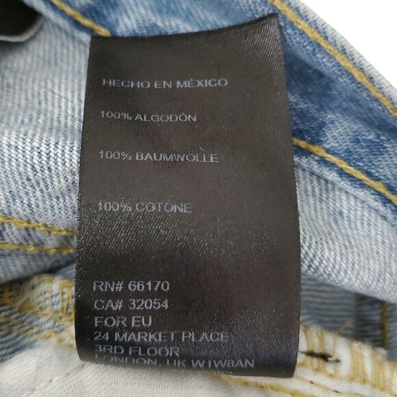 BDG Shorts Womens 28 Blue Denim High Rise Girlfriend‎ Cut Off  Distressed Boho - Picture 9 of 12